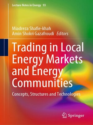 cover image of Trading in Local Energy Markets and Energy Communities